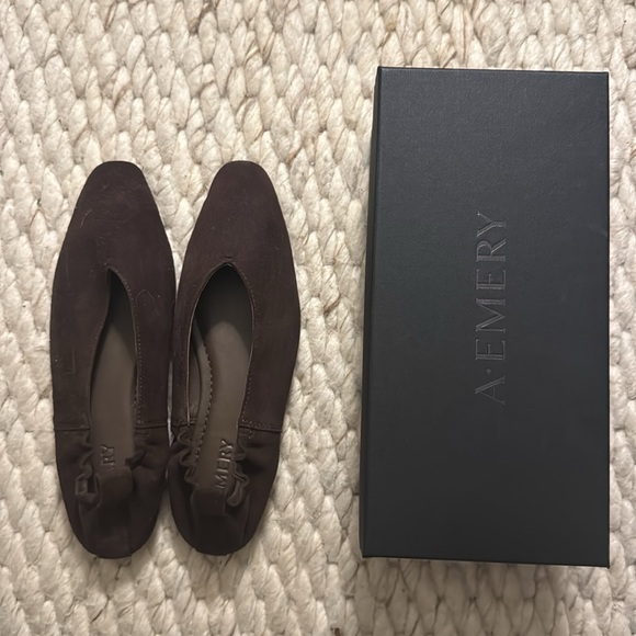 A. Emery Women's Flats- Brie Suede Flats - size 38 - Picture 8 of 9